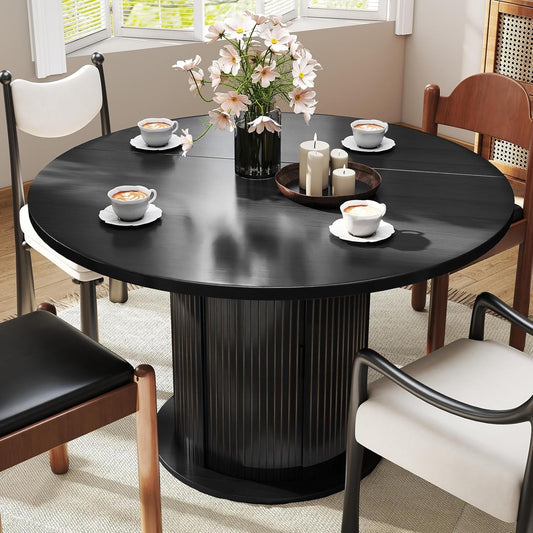 Round Dining Table for 4-6
