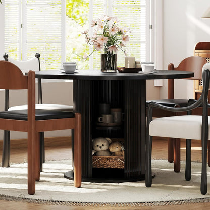 Round Dining Table for 4-6