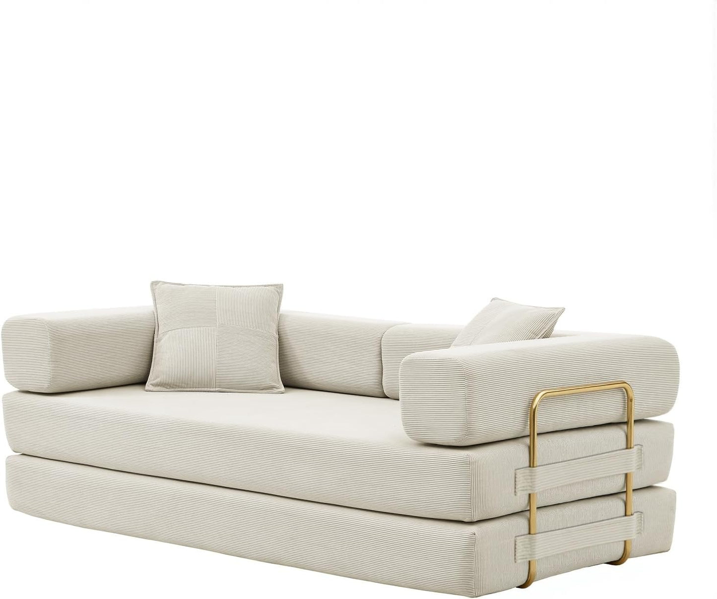 HANXIN 78 Inch Convertible Sleeper Sofa Bed