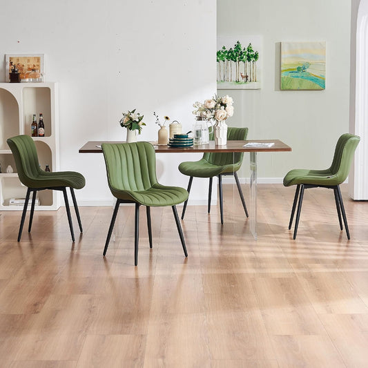 YOUNUOKE Mid-Century Modern Dining Chairs Set of 2