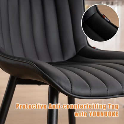 Black Dining Chairs Set of 2