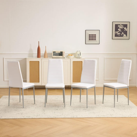White Dining Chair Set of 4